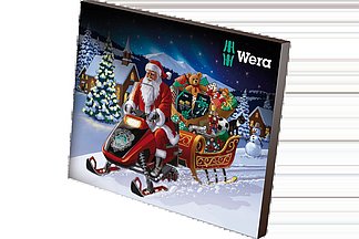 Wera’s Advent calendar has been published for ten years now and contains many new tool surprises.