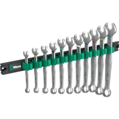 9640 Magnetic rail 6003 Joker 1 Ring spanner set, 11 pieces