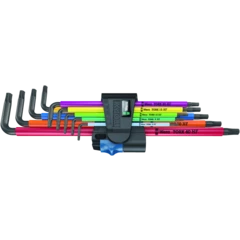967/9 TX XL Multicolour HF 1 L-key set with holding function, long, 9 pieces