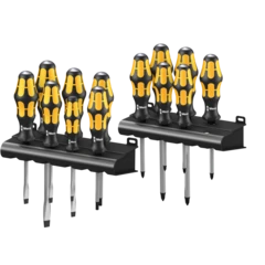 Big Pack 900 Screwdriver set Kraftform Wera: Chiseldriver and rack, 13 pieces