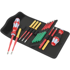 Kraftform Kompakt VDE Stainless 17 extra slim 1 Tool finder, 17 pieces